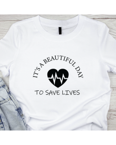Tricou dama medic Save lives